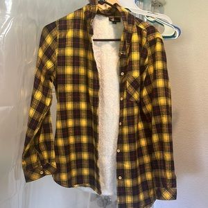 yellow flannel